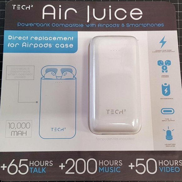 Tech2 Cell Phones Accessories Tech Squared Air Juice K Mah